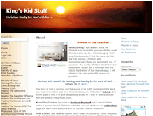 Tablet Screenshot of kingskidstuff.com